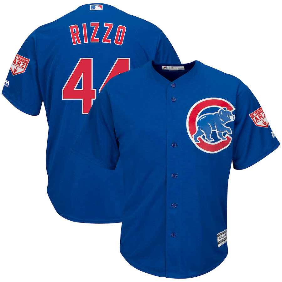 Cubs 44 Anthony Rizzo Royal 2019 Spring Training Cool Base Jersey Dzhi,We sell and wholesale Cubs 44 Anthony Rizzo Royal 2019 Spring Training Cool Base Jersey Dzhi on line form chian!